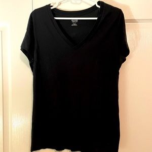 Mossimo Black V-Neck Shirt